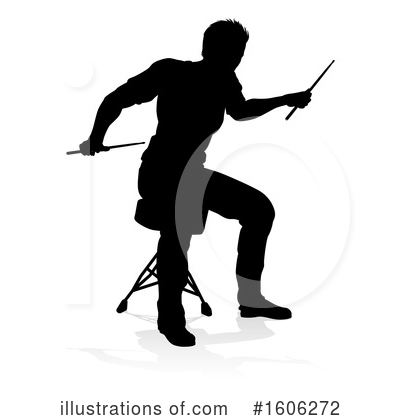 Royalty-Free (RF) Drummer Clipart Illustration by AtStockIllustration - Stock Sample #1606272