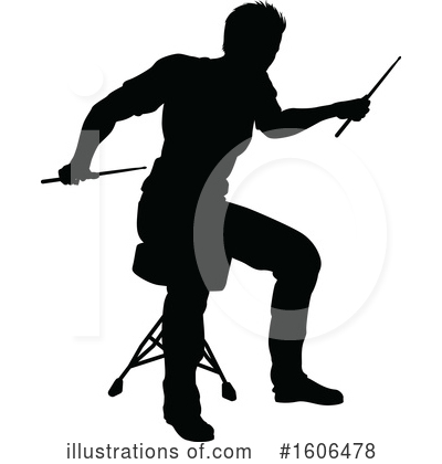 Drummer Clipart #1606478 by AtStockIllustration