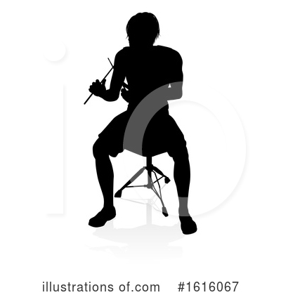 Royalty-Free (RF) Drummer Clipart Illustration by AtStockIllustration - Stock Sample #1616067