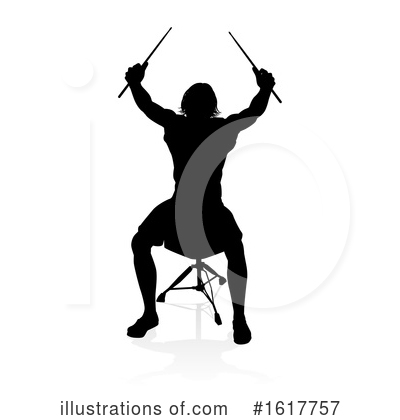 Royalty-Free (RF) Drummer Clipart Illustration by AtStockIllustration - Stock Sample #1617757