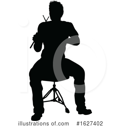 Royalty-Free (RF) Drummer Clipart Illustration by AtStockIllustration - Stock Sample #1627402