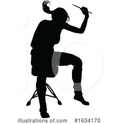 Royalty-Free (RF) Drummer Clipart Illustration by AtStockIllustration - Stock Sample #1634170
