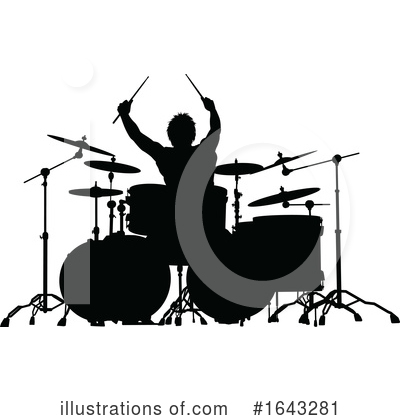 Royalty-Free (RF) Drummer Clipart Illustration by AtStockIllustration - Stock Sample #1643281