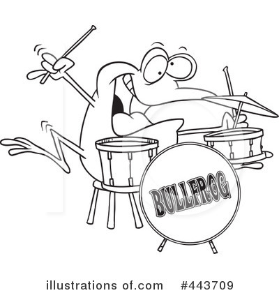 Bullfrog Clipart #443709 by toonaday