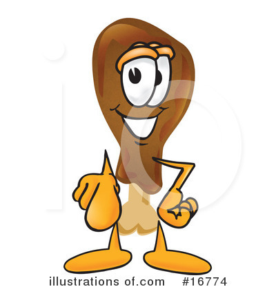 Royalty-Free (RF) Drumstick Character Clipart Illustration by Mascot Junction - Stock Sample #16774