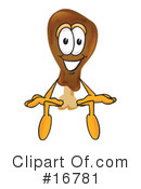 Drumstick Character Clipart #16781 by Mascot Junction