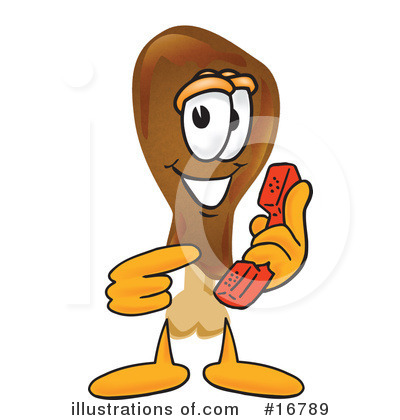 Drumstick Character Clipart #16789 by Toons4Biz