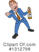 Drunk Clipart #1312798 by LaffToon