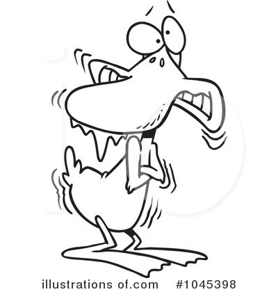 Royalty-Free (RF) Duck Clipart Illustration by toonaday - Stock Sample #1045398