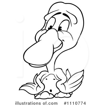Royalty-Free (RF) Duck Clipart Illustration by dero - Stock Sample #1110774
