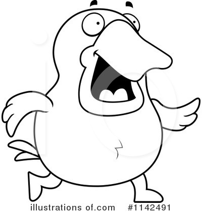 Royalty-Free (RF) Duck Clipart Illustration by Cory Thoman - Stock Sample #1142491