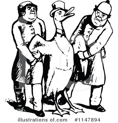 Ducks Clipart #1147894 by Prawny Vintage