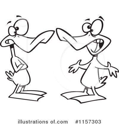 Duck Clipart #1157303 by toonaday