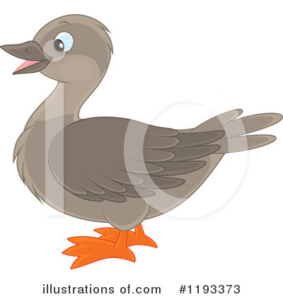 Royalty-Free (RF) Duck Clipart Illustration by Alex Bannykh - Stock Sample #1193373