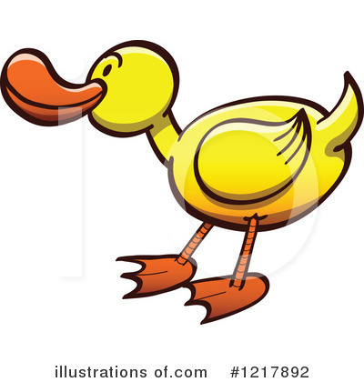 Royalty-Free (RF) Duck Clipart Illustration by Zooco - Stock Sample #1217892