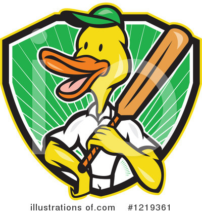 Royalty-Free (RF) Duck Clipart Illustration by patrimonio - Stock Sample #1219361
