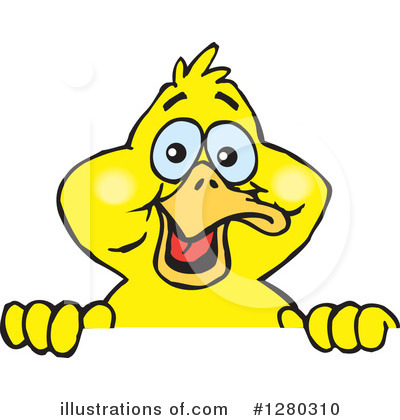 Duck Clipart #1280310 by Dennis Holmes Designs