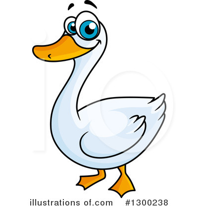 Royalty-Free (RF) Duck Clipart Illustration by Vector Tradition SM - Stock Sample #1300238