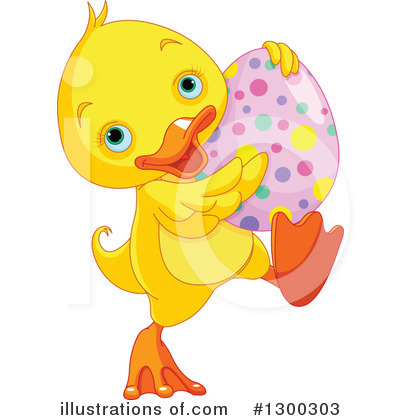 Royalty-Free (RF) Duck Clipart Illustration by Pushkin - Stock Sample #1300303