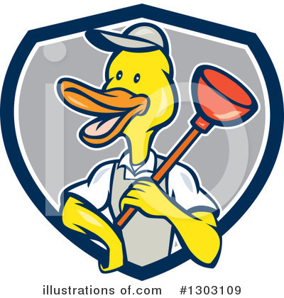 Duck Clipart #1303109 by patrimonio