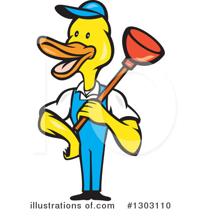 Duck Clipart #1303110 by patrimonio