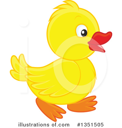 Royalty-Free (RF) Duck Clipart Illustration by Alex Bannykh - Stock Sample #1351505