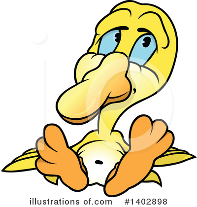 Royalty-Free (RF) Duck Clipart Illustration by dero - Stock Sample #1402898