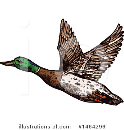 Royalty-Free (RF) Duck Clipart Illustration by Vector Tradition SM - Stock Sample #1464296