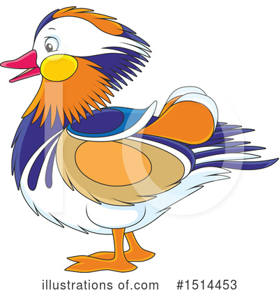 Royalty-Free (RF) Duck Clipart Illustration by Alex Bannykh - Stock Sample #1514453
