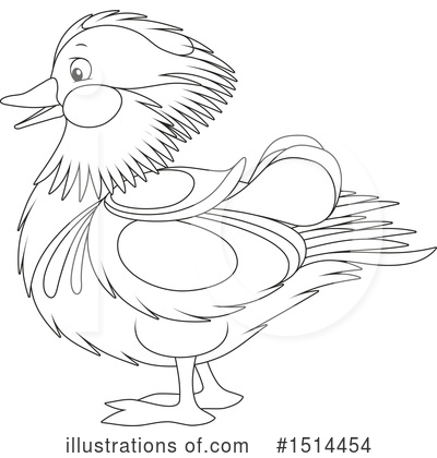Royalty-Free (RF) Duck Clipart Illustration by Alex Bannykh - Stock Sample #1514454