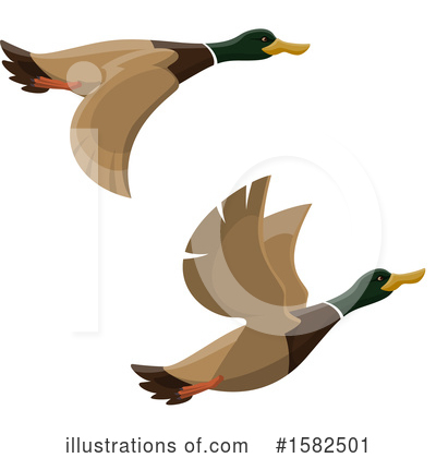 Royalty-Free (RF) Duck Clipart Illustration by Vector Tradition SM - Stock Sample #1582501
