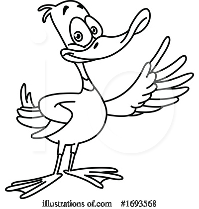 Royalty-Free (RF) Duck Clipart Illustration by yayayoyo - Stock Sample #1693568