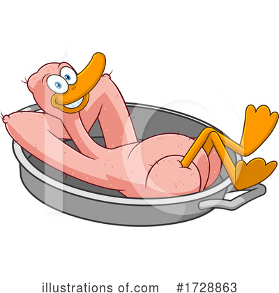 Royalty-Free (RF) Duck Clipart Illustration by Hit Toon - Stock Sample #1728863