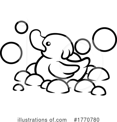 Rubber Duck Clipart #1770780 by AtStockIllustration