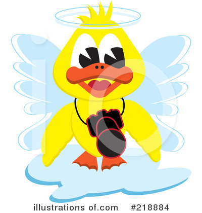 Royalty-Free (RF) Duck Clipart Illustration by kaycee - Stock Sample #218884