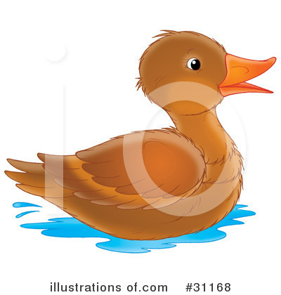Royalty-Free (RF) Duck Clipart Illustration by Alex Bannykh - Stock Sample #31168