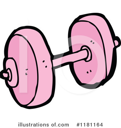 Royalty-Free (RF) Dumbbell Clipart Illustration by lineartestpilot - Stock Sample #1181164