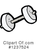 Dumbbell Clipart #1237524 by lineartestpilot
