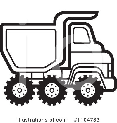 Dump Truck Clipart #1104733 by Lal Perera