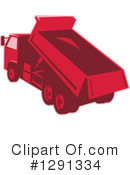 Dump Truck Clipart #1291334 by patrimonio