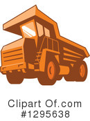 Dump Truck Clipart #1295638 by patrimonio