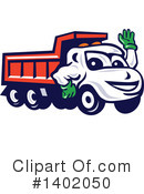 Dump Truck Clipart #1402050 by patrimonio