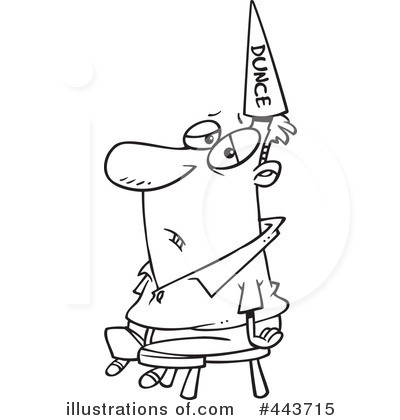Dunce Clipart #443715 by toonaday