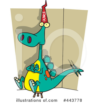 Royalty-Free (RF) Dunce Clipart Illustration by toonaday - Stock Sample #443778