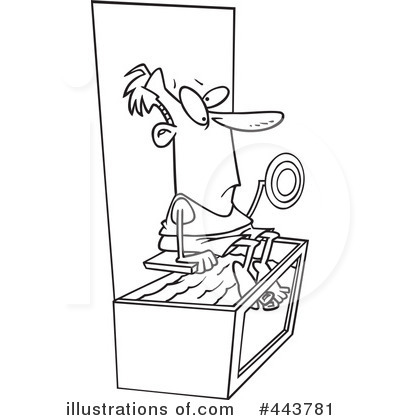 Royalty-Free (RF) Dunk Tank Clipart Illustration by toonaday - Stock Sample #443781