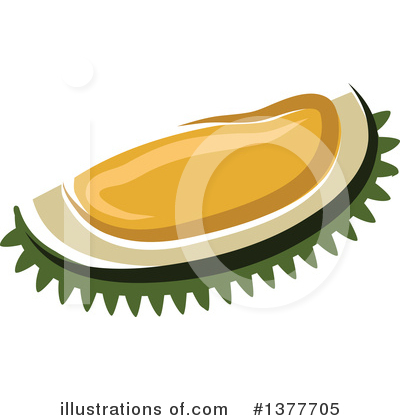 Royalty-Free (RF) Durian Clipart Illustration by Vector Tradition SM - Stock Sample #1377705