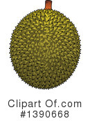 Durian Clipart #1390668 by Vector Tradition SM