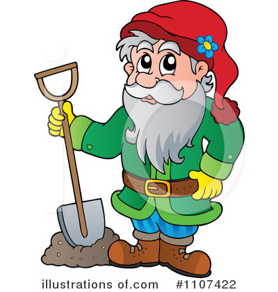 Royalty-Free (RF) Dwarf Clipart Illustration by visekart - Stock Sample #1107422