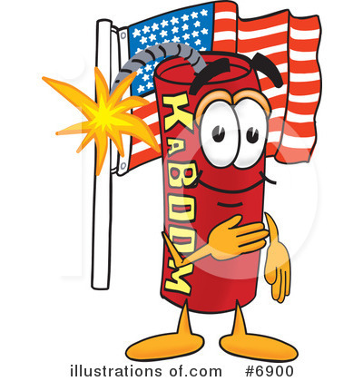 Royalty-Free (RF) Dynamite Clipart Illustration by Mascot Junction - Stock Sample #6900