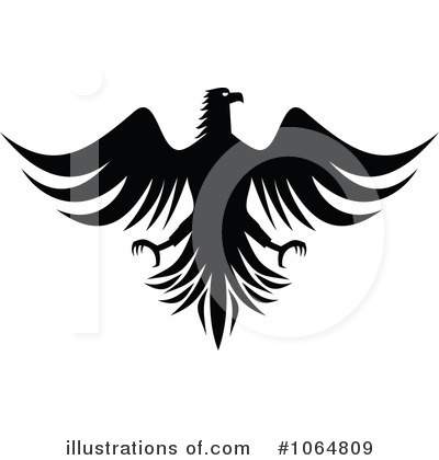 Royalty-Free (RF) Eagle Clipart Illustration by Vector Tradition SM - Stock Sample #1064809